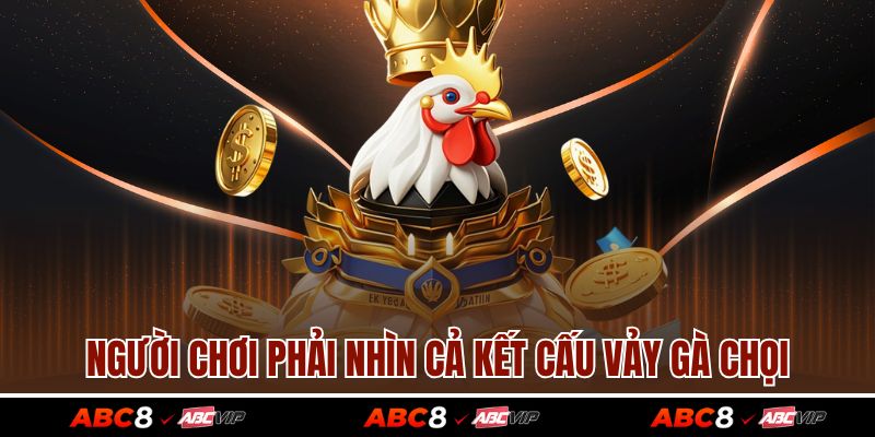 Người chơi phải nhìn cả kết cấu vảy gà chọi